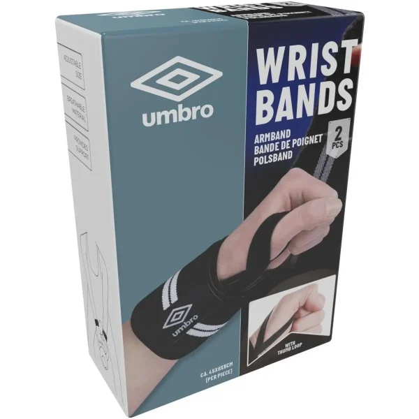 Umbro márkájú csuklópánt a dobozában