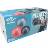A pilates labda szett dobozában
