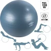 A fitness labda 55 cm-es verziója, paraméterei és az általa végezhető tornagyakorlatok