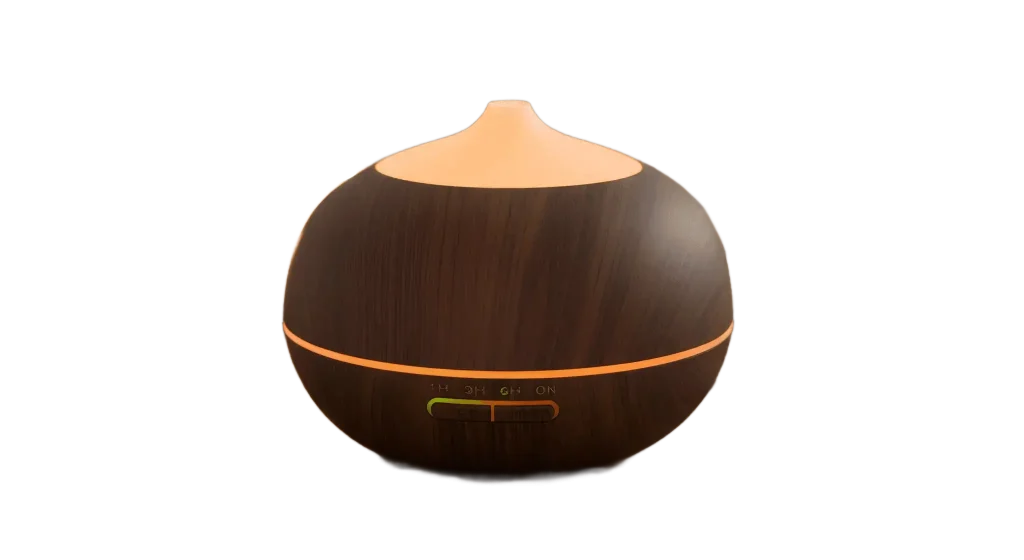 Az aromaterápiás párásító háttér nélkül