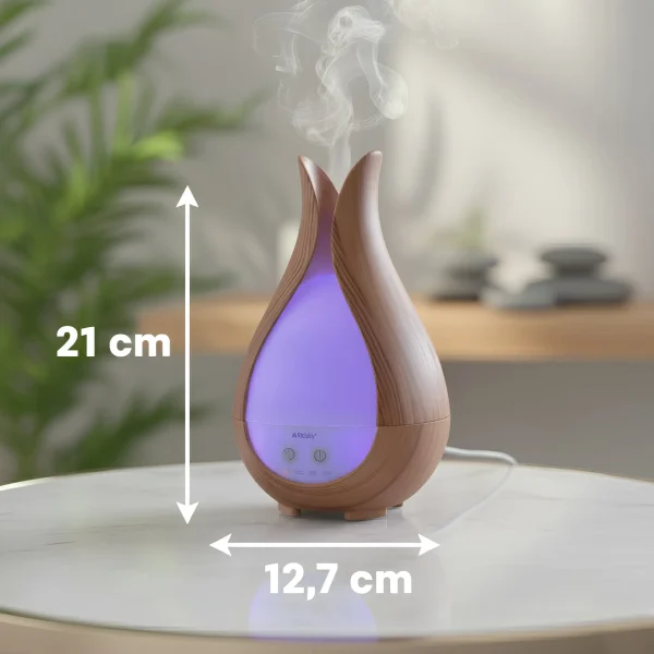 A Ruhhy ultrahangos aroma diffúzor méretei