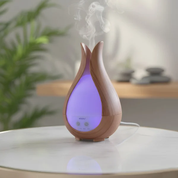 A Ruhhy ultrahangos aroma diffúzor működés közben