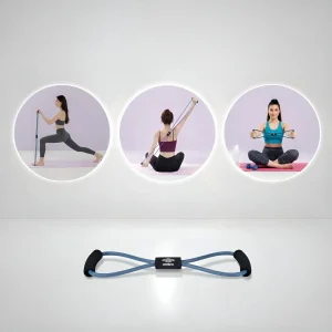 Az Umbro expander stúdió fotója, felette pedig az általa végezhető erősítő gyakorlatok példaként