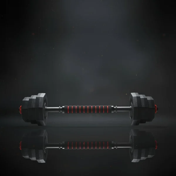 A súlyzószett hosszabb változata