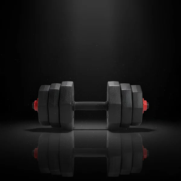 A súlyzószettből összerakható kisebb méretű súlyzó