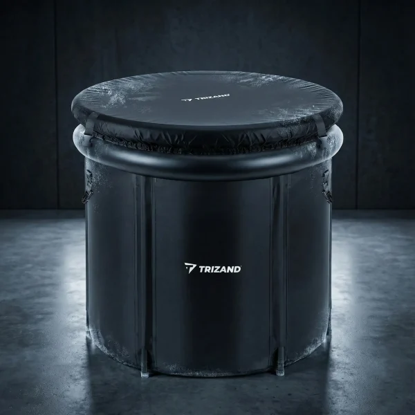 A hidegvizes merülő dézsa, tetején egy fedővel