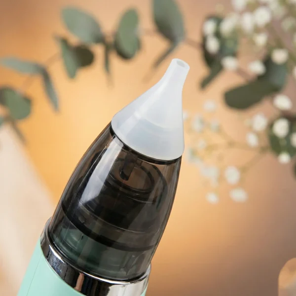 Az elektromos orrszívó fejegysége közelről