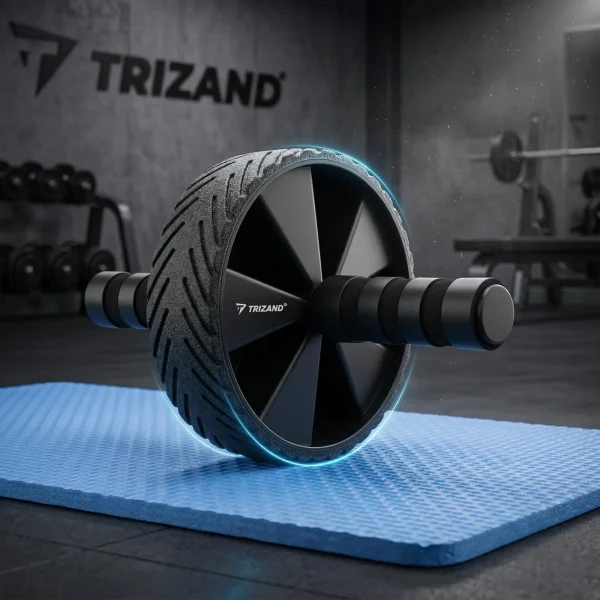 A hasizom kerék az ízületkímélő szőnyegre helyezve