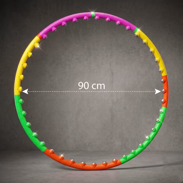 A hullahopp karika átmérője 90 cm